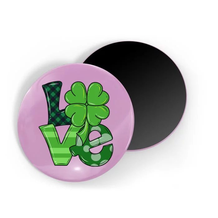 Love Shamrock St Patricks Day Magnet