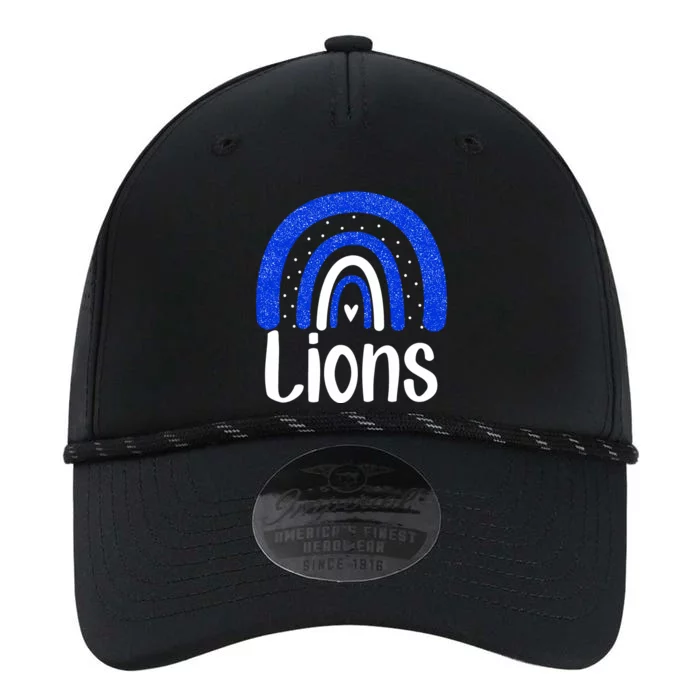 Lions School Sports Fan Team Spirit Performance The Dyno Cap