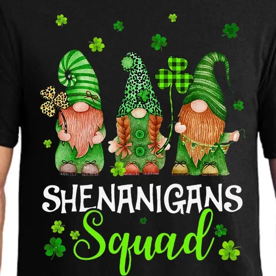 Leprechaun Shenanigans Squad st patrick green Gnomes Pajama Set