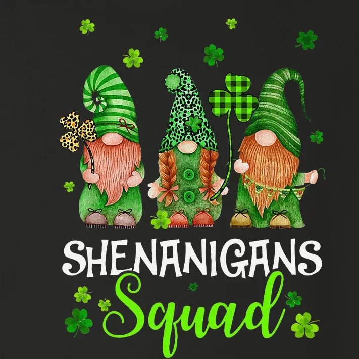 Leprechaun Shenanigans Squad st patrick green Gnomes Toddler Long Sleeve Shirt