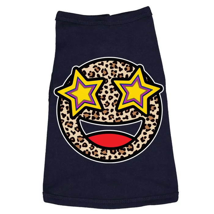 Leopard Star Smiley Face Cute Doggie Tank