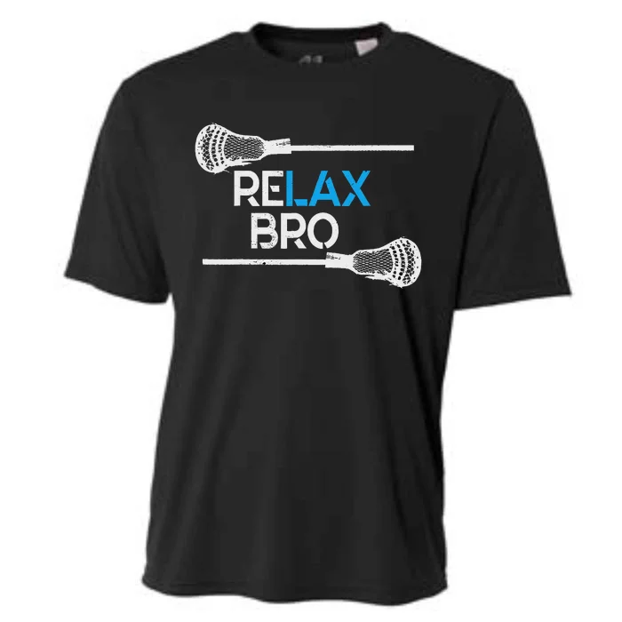 Lacrosse Sport Stick Funny Lax Player Love Perfect Gift Idea Cooling Performance Crew T-Shirt