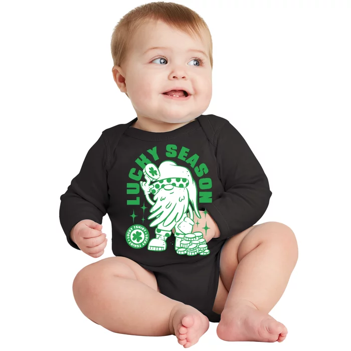 Lucky Season St Patrick's Day Lucky Baby Long Sleeve Bodysuit