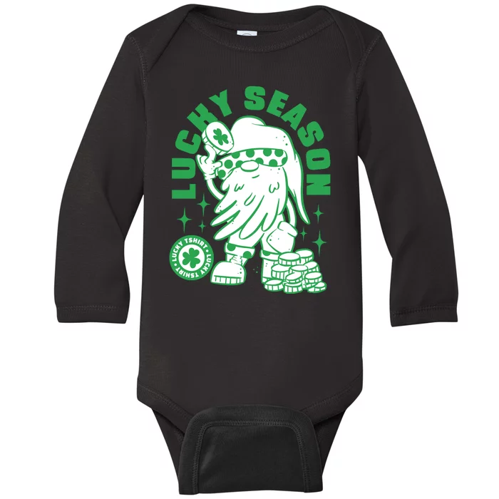 Lucky Season St Patrick's Day Lucky Baby Long Sleeve Bodysuit