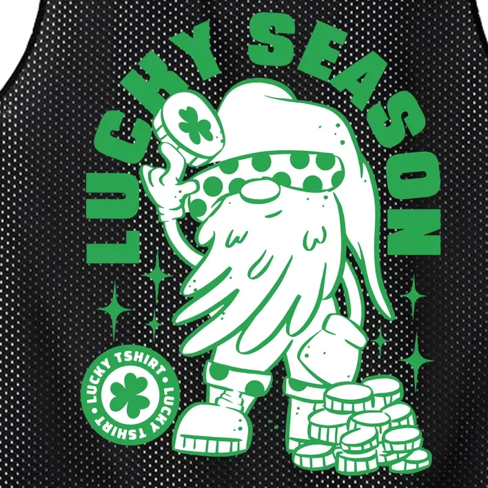 Lucky Season St Patrick's Day Lucky Mesh Reversible Basketball Jersey Tank