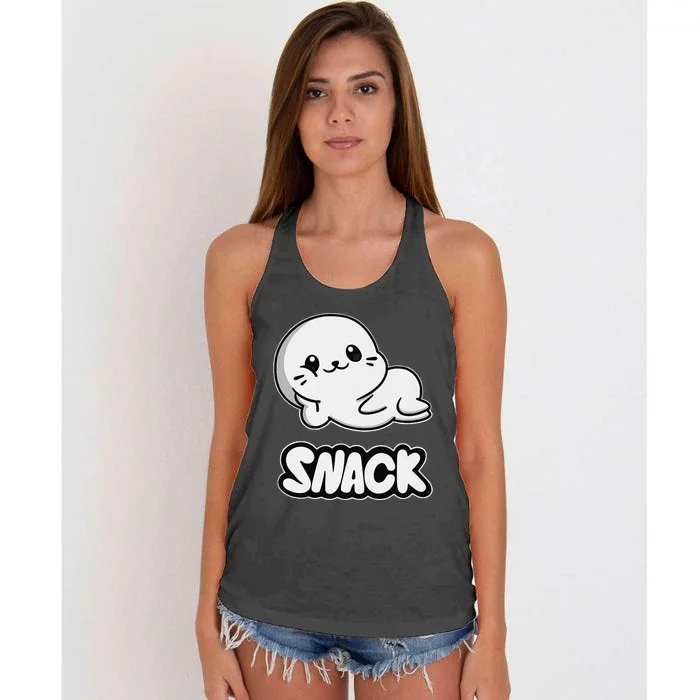 Lil Sappys Snack Premium Women's Knotted Racerback Tank