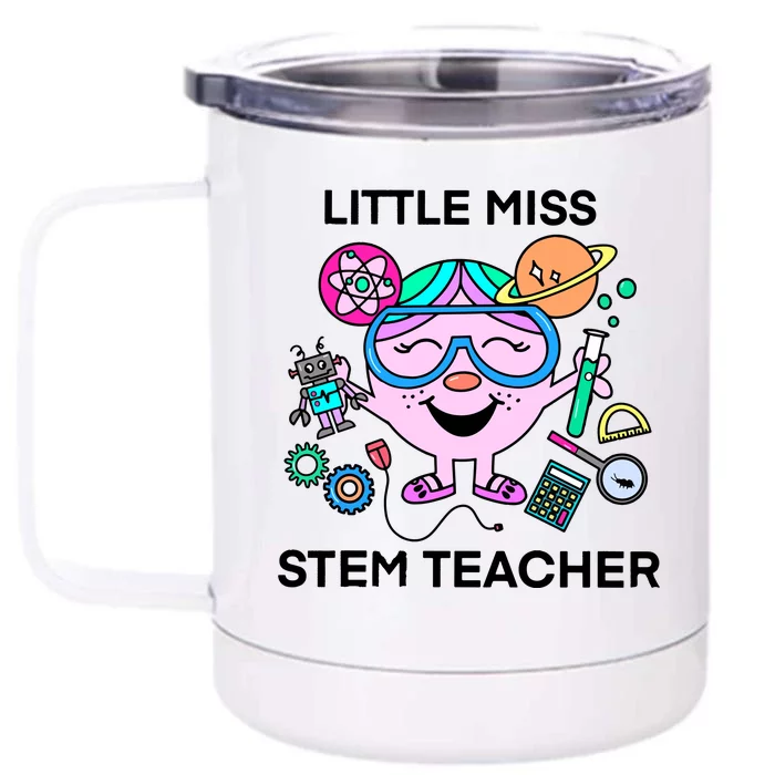 Lm Stem Teacher Front & Back 12oz Stainless Steel Tumbler Cup