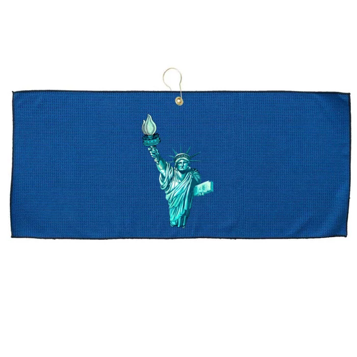 Liberty Standing Tall Large Microfiber Waffle Golf Towel