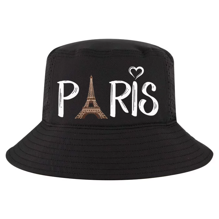 Love Sign The Eiffel Tower From Paris France Cool Comfort Performance Bucket Hat