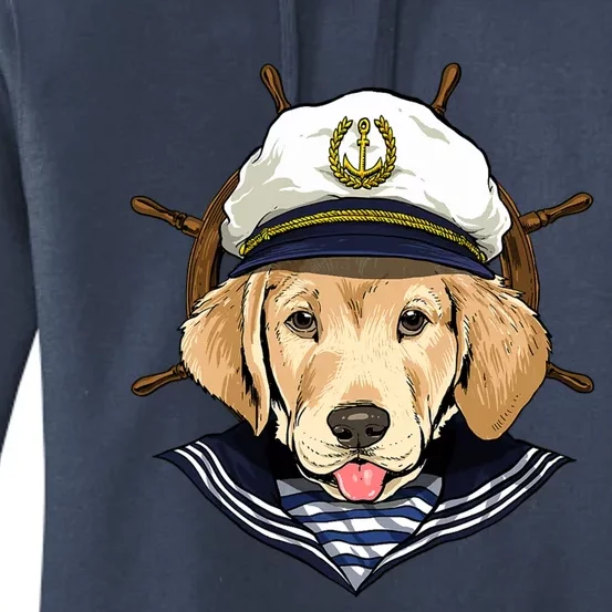 Labrador Sailor: The Captain Of The Boat Women's Pullover Hoodie