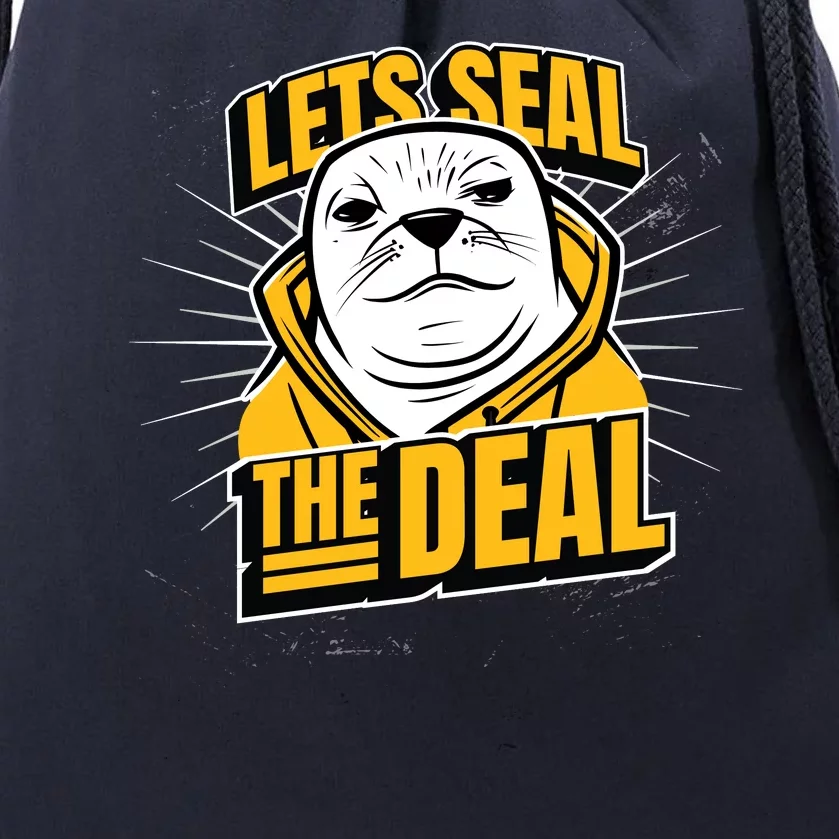 Lets Seal The Deal Drawstring Bag