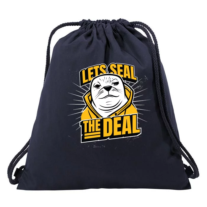 Lets Seal The Deal Drawstring Bag