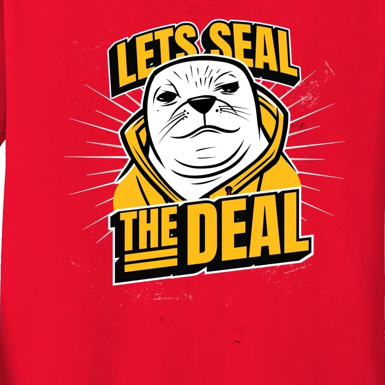 Lets Seal The Deal Kids Long Sleeve Shirt