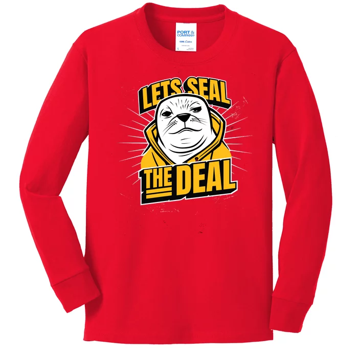 Lets Seal The Deal Kids Long Sleeve Shirt