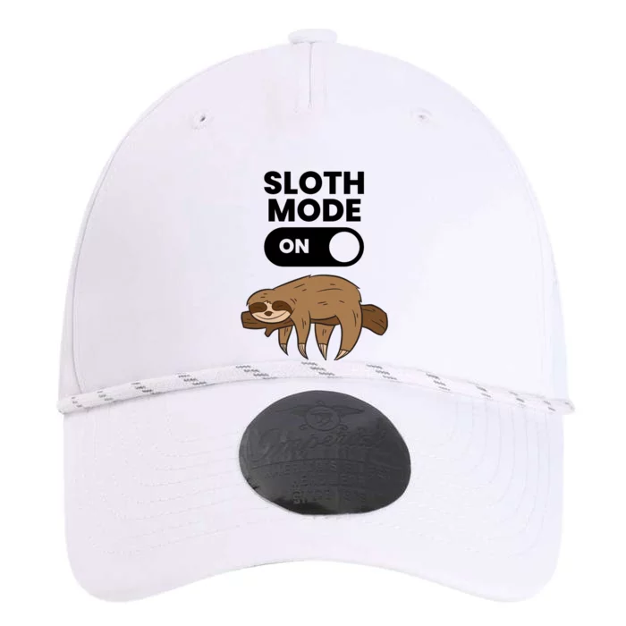 Lazy Sloth Tired Sloth Funny Sloth Mode On Gift Performance The Dyno Cap