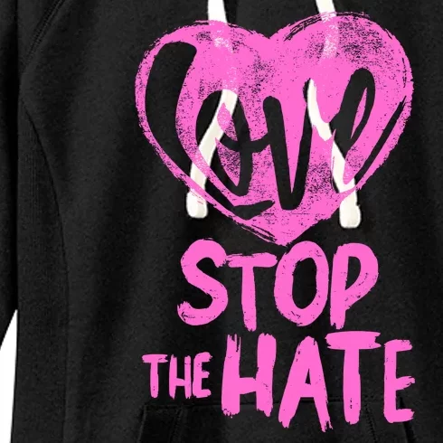 Love Stop The Hate Women's Fleece Hoodie