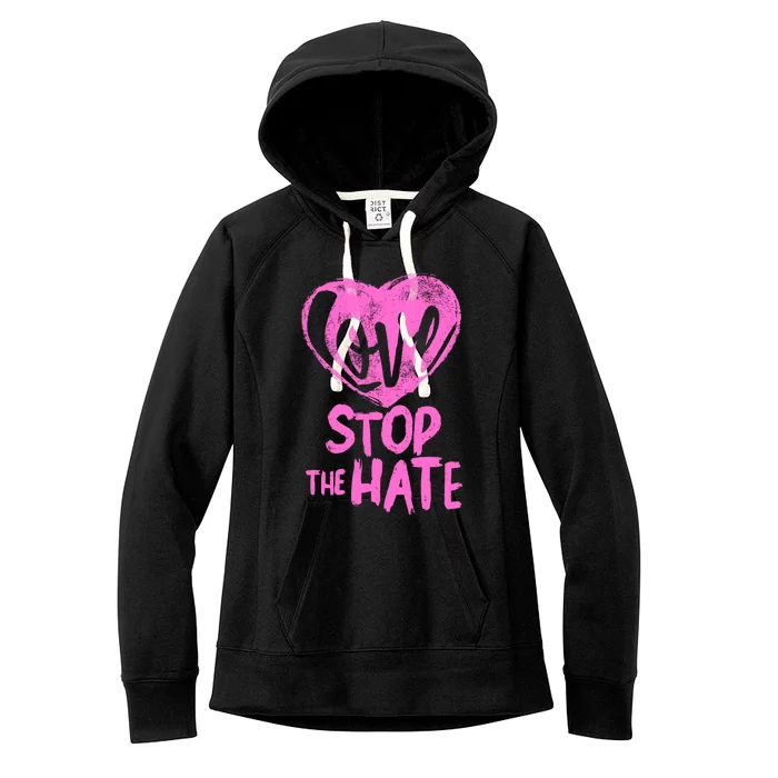 Love Stop The Hate Women's Fleece Hoodie