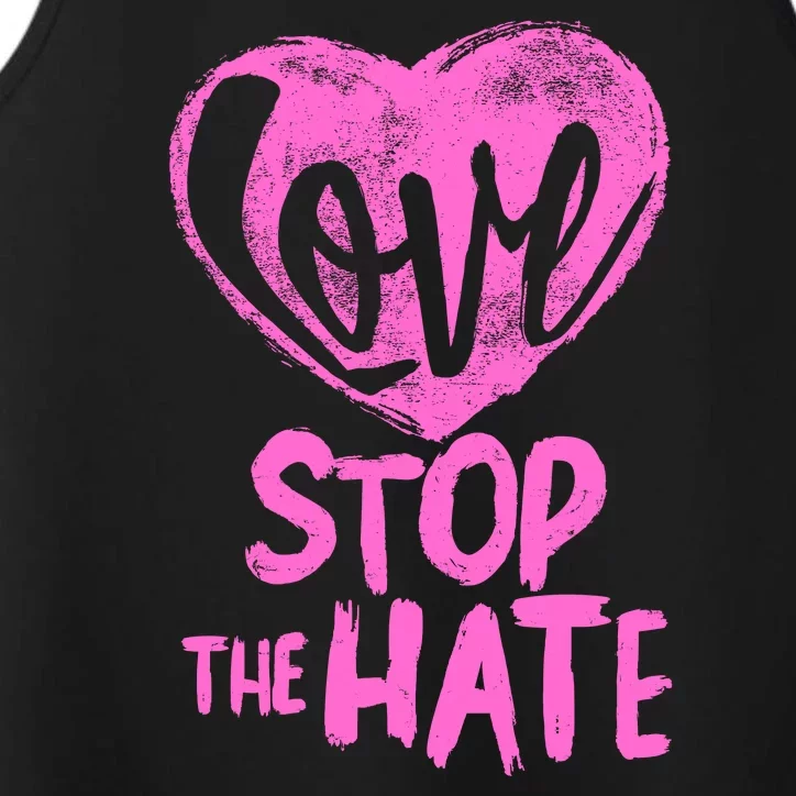 Love Stop The Hate Performance Tank