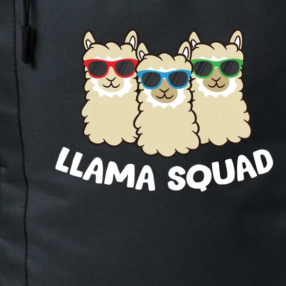 Llama Squad Team Llama Matching Sunglasses Love Llamas Daily Commute Backpack