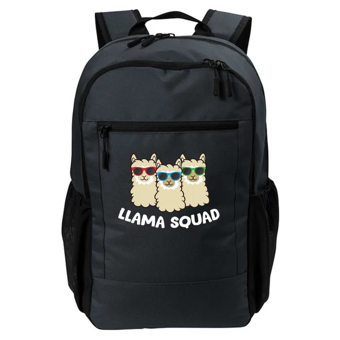 Llama Squad Team Llama Matching Sunglasses Love Llamas Daily Commute Backpack