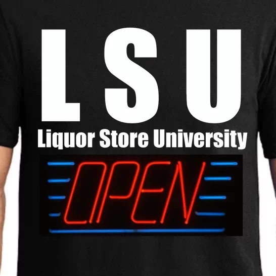 Liquor Store University LSU Funny Parody Pajama Set