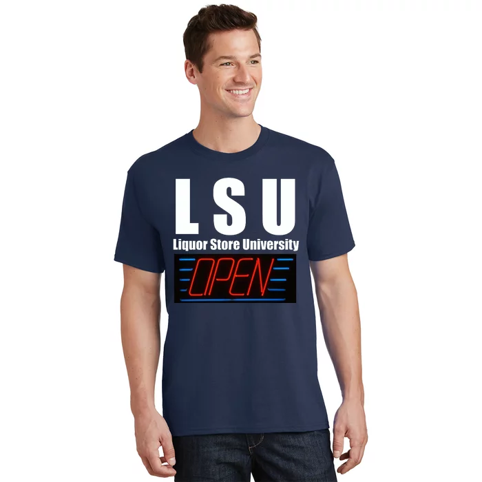 Liquor Store University LSU Funny Parody T-Shirt