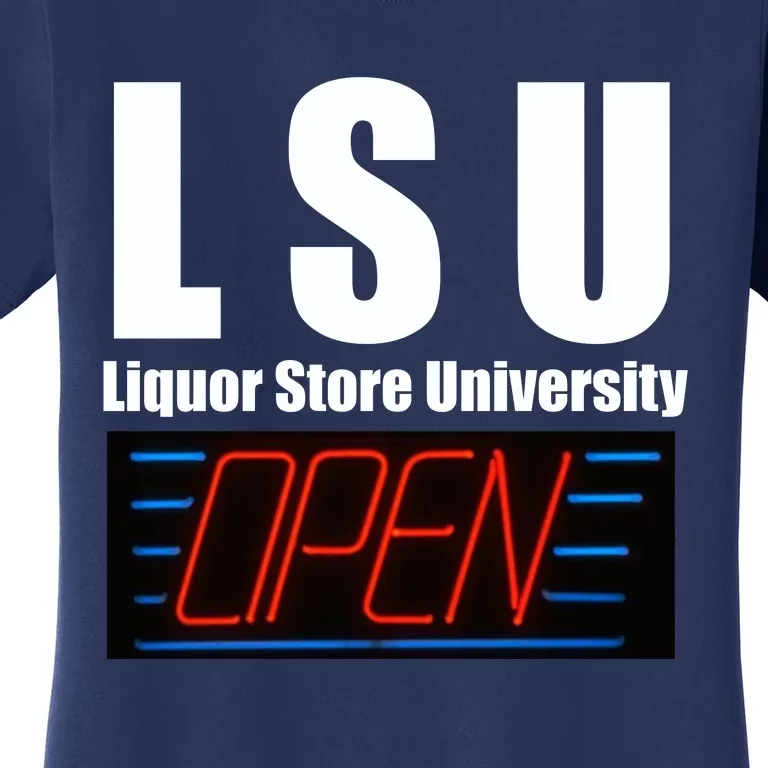 Liquor Store University LSU Funny Parody Women's T-Shirt