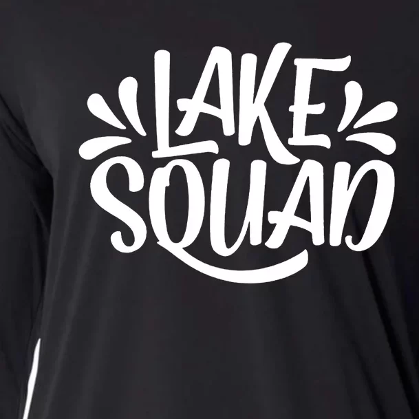 Lake Squad Vacation Camping Life Family Matching Lake Life Cooling Performance Long Sleeve Crew