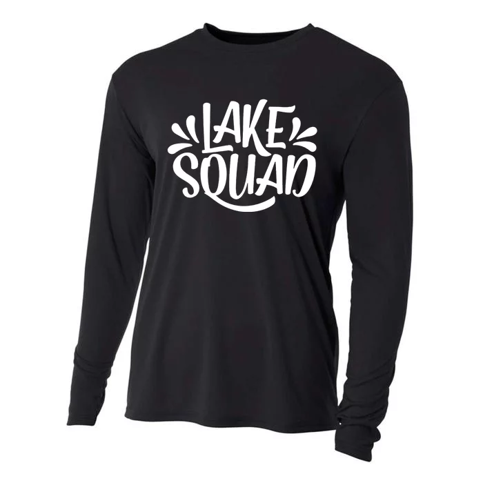 Lake Squad Vacation Camping Life Family Matching Lake Life Cooling Performance Long Sleeve Crew