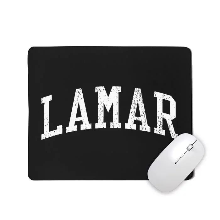 Lamar Sc Vintage Athletic Sports Js02 Mousepad