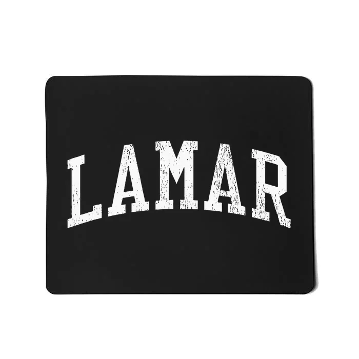 Lamar Sc Vintage Athletic Sports Js02 Mousepad