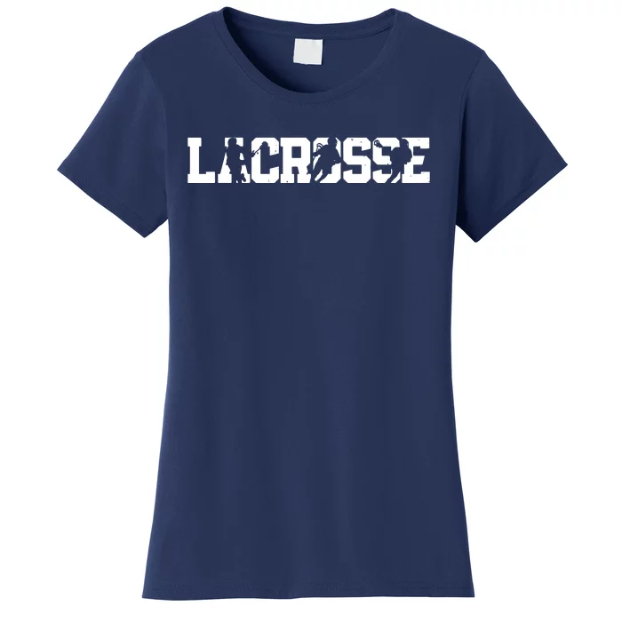 Lacrosse Stick Vintage Retro Gift Women's T-Shirt