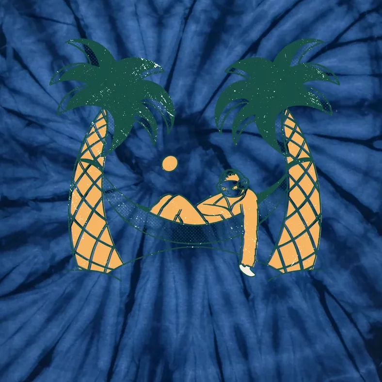 Lazy Sloth Vacation Palm Tree Tie-Dye T-Shirt