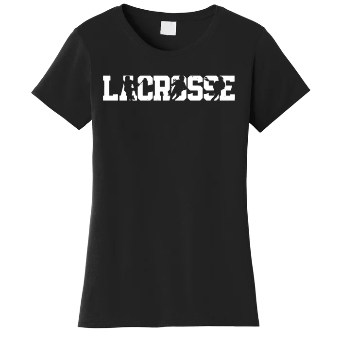 Lacrosse Stick Vintage Retro Gift Women's T-Shirt