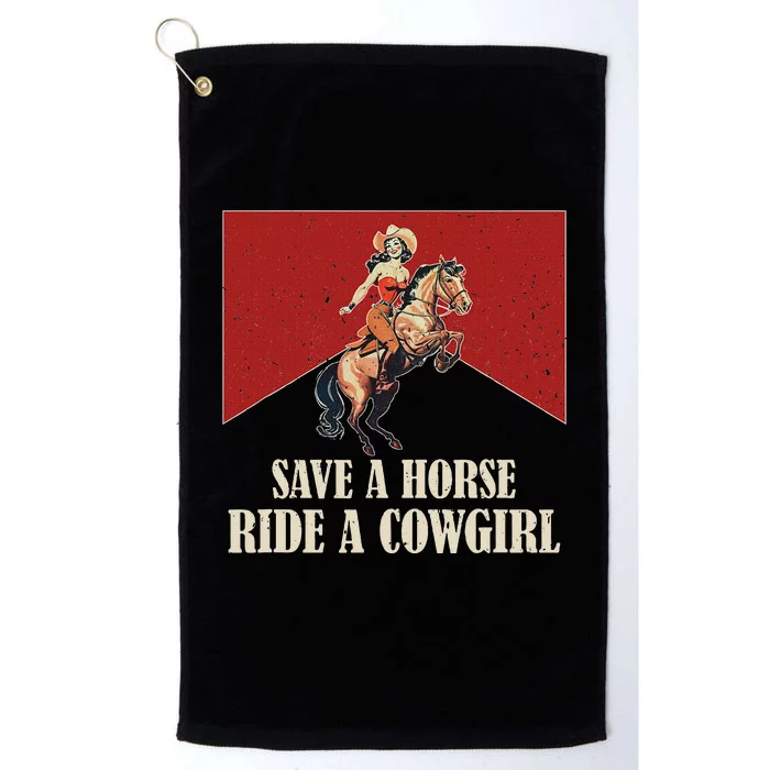 Lesbian Subtle Wlw Ride A Cowgirl Queer Gay Pride Month Platinum Collection Golf Towel