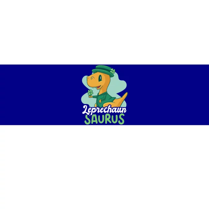 Leprechaun Saurus With A Dinosaur For St Patrick's Day Gift Bumper Sticker