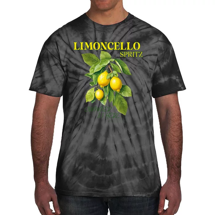 Limoncello Spritz X Lemon Liqueur Lemon Liqueur Lemon Tie-Dye T-Shirt