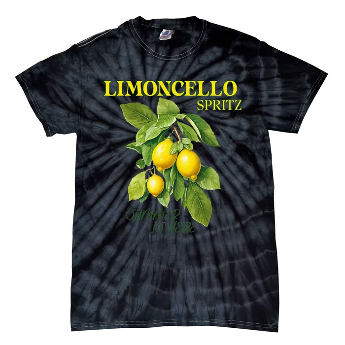 Limoncello Spritz X Lemon Liqueur Lemon Liqueur Lemon Tie-Dye T-Shirt