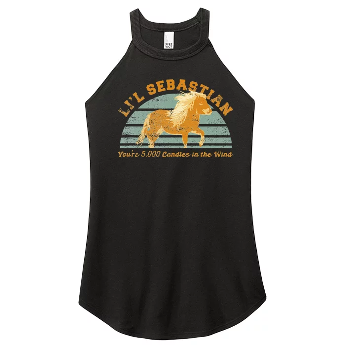 Lil Sebastian Youre 5000 Candles In The Wind Horse Fan Women’s Perfect Tri Rocker Tank