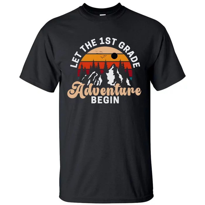 Let The 1st Grade Adventure Begin Vintage Tall T-Shirt