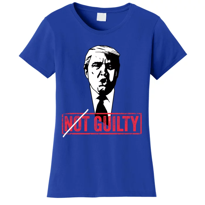 Legend Trump 2024 Gift Not Not Guilty Anti Trump Gift Women's T-Shirt