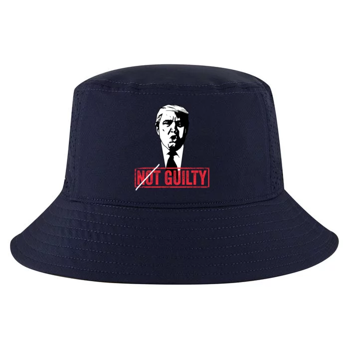 Legend Trump 2024 Gift Not Not Guilty Anti Trump Gift Cool Comfort Performance Bucket Hat