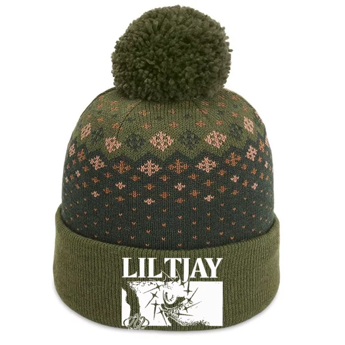 Lil Tjay 222 Eye The Baniff Cuffed Pom Beanie