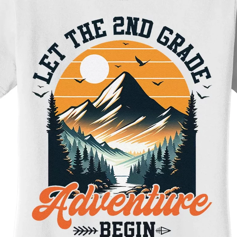 Let The 2nd Grade Adventure Begin Back To School Teacher Women's T-Shirt