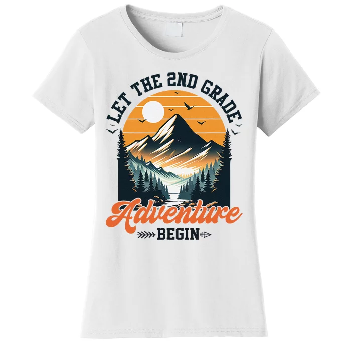 Let The 2nd Grade Adventure Begin Back To School Teacher Women's T-Shirt