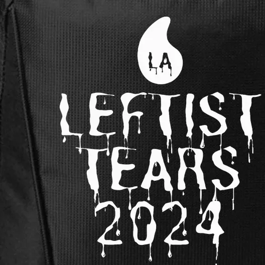 Leftist Tears 2024 Anti Kamala Comma La Pro Trump Halloween City Backpack