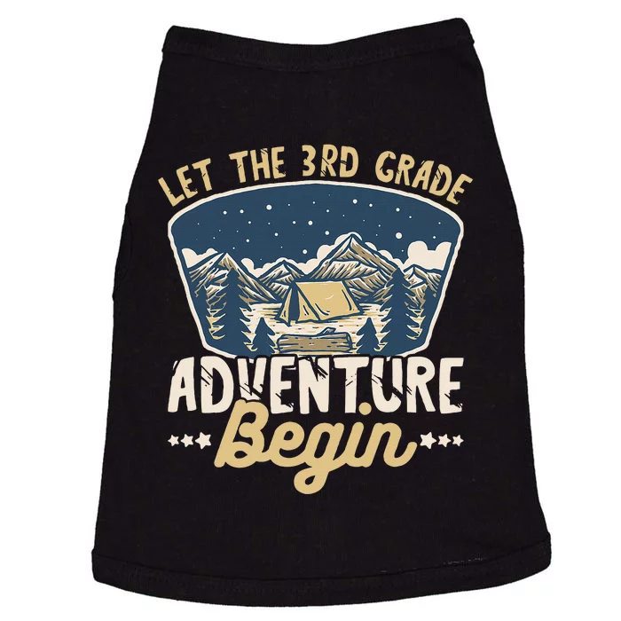 Let The 3rd Grade Adventure Begin Teacher Back To School Doggie Tank