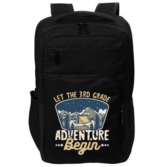 Let The 3rd Grade Adventure Begin Teacher Back To School Impact Tech Backpack