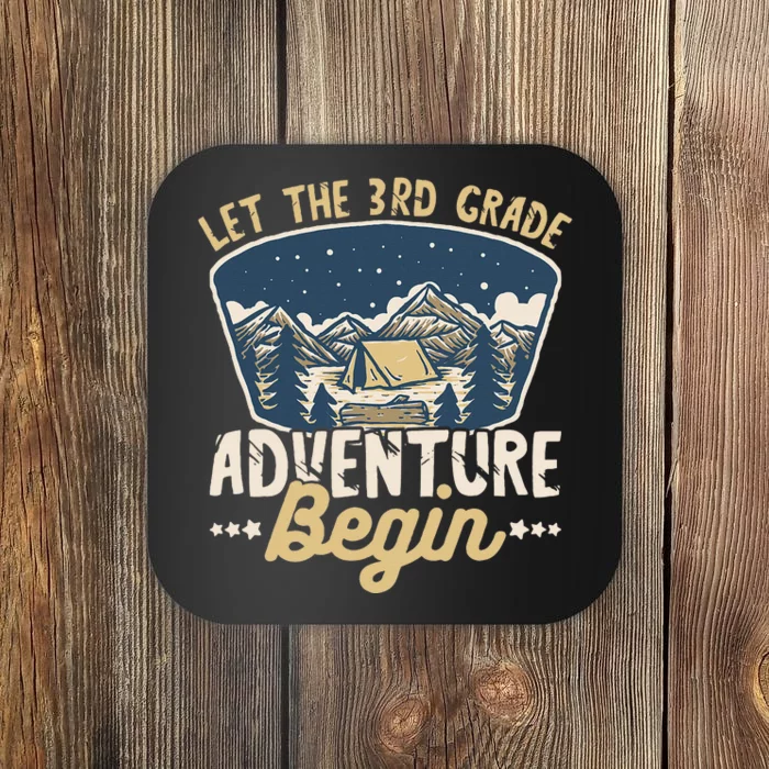 Let The 3rd Grade Adventure Begin Teacher Back To School Coaster