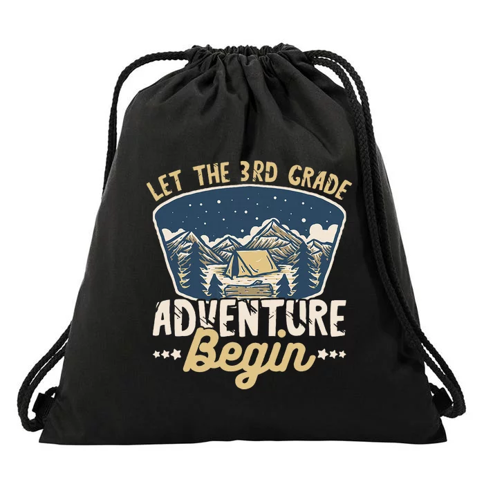 Let The 3rd Grade Adventure Begin Teacher Back To School Drawstring Bag